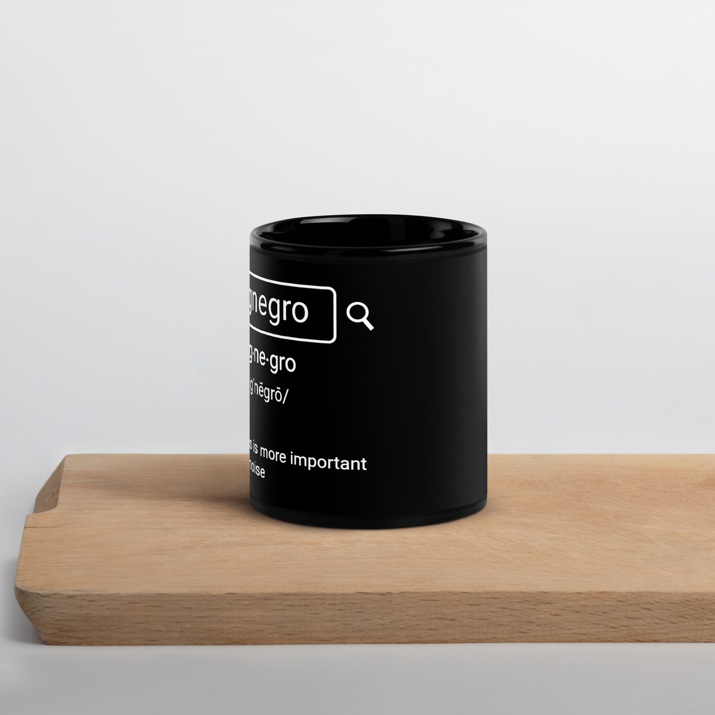 Incognegro Definition Mug - Black
